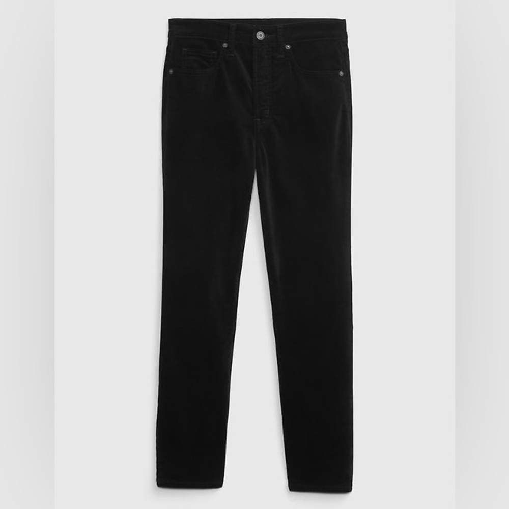 Gap High Rise Velvet Vintage Slim Pants